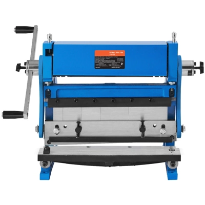 VEVOR Sheet Metal Brake, 12-inch, 3-In-1 Combination Shear Brake Roll Machine, 20-Gauge Capacity Shear Press Brake With 90° Max Bending Angle 8 VEVOR Sheet Metal Brake, 12-inch, 3-In-1 Combination Shear Brake Roll Machine, 20-Gauge Capacity Shear Press Brake With 90° Max Bending Angle - Image 8