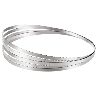 VEVOR Band Saw Blade, 51.2x0.63x0.02 Inch, 5 PCS/Pack Meat Bandsaw Blades For Replacement, Carbon Steel Blade, Meat Cutting, Silver 8 VEVOR Band Saw Blade, 51.2x0.63x0.02 Inch, 5 PCS/Pack Meat Bandsaw Blades For Replacement, Carbon Steel Blade, Meat Cutting, Silver - Image 8