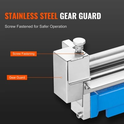 VEVOR Slip Roll Machine, 12.6 Inches Forming Width In 20 Gauge Capacity, Sheet Metal Slip Roller Rolling Bending Machine, Blue 5 VEVOR Slip Roll Machine, 12.6 Inches Forming Width In 20 Gauge Capacity, Sheet Metal Slip Roller Rolling Bending Machine, Blue - Image 5
