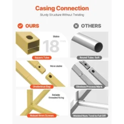 VEVOR Wedding Arch Backdrop Stand, Set Of 3, Metal Stable Stand With Case Connection & Chassis Crossbar Design -Aesthtic Interiors GUEST 02a59fce 8584 4fb1 8246 208717a92094