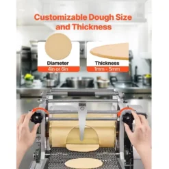 VEVOR Electric Tortilla Maker, Automatic Corn Tortilla Making Machine With Non-Stick Coating And Two Molds(4 In + 6 In), Silver 10 VEVOR Electric Tortilla Maker, Automatic Corn Tortilla Making Machine With Non-Stick Coating And Two Molds(4 In + 6 In), Silver -Aesthtic Interiors GUEST 02bb70d1 bfcf 4c59 a944 07f5c8e0251f