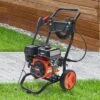 VEVOR Gas Pressure Washer, 3600 PSI 2.6 GPM, Gas Powered Pressure Washer With Copper Pump, Spray Gun And Extension Wand, Black