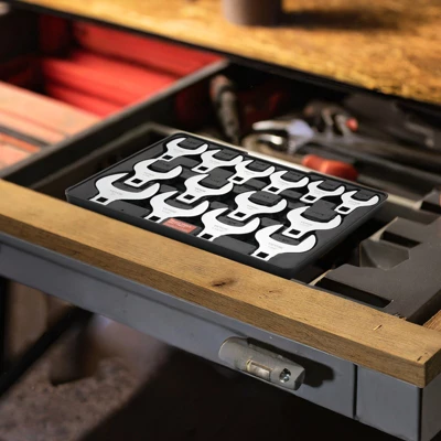 VEVOR Crowfoot Wrench Set, 1/2" Drive 14-Piece SAE (1-1/16" - 2") Crows Foot Wrench Set With Storage Tray, 40CR Material With Laser Etched Sizing 1 VEVOR Crowfoot Wrench Set, 1/2" Drive 14-Piece SAE (1-1/16" - 2") Crows Foot Wrench Set With Storage Tray, 40CR Material With Laser Etched Sizing