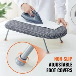 VEVOR Tabletop Ironing Board 23.4 X 14.4, Small Iron Board With Heat Resistant Cover And 100% Cotton Cover, Mini Ironing Board, Gray 11 VEVOR Tabletop Ironing Board 23.4 X 14.4, Small Iron Board With Heat Resistant Cover And 100% Cotton Cover, Mini Ironing Board, Gray -Aesthtic Interiors GUEST 03386f63 ffb4 49c0 9ba5 886da132c680