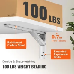 VEVOR Wall Mounted Folding Table, Wall Mount Drop Leaf Tables, Wooden Floating Desk For Dining, Laundry Room, Office, 23.6" X 15.6" Fold Down Desk -Aesthtic Interiors GUEST 0419ff2f 1047 4a9d beac 3949f1688169