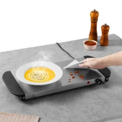 VEVOR Electric Warming Tray, Food Warming Trays For Buffet, Warming Trays With Adjustable Temperature Control, Portable Stainless Steel Food Warmer
