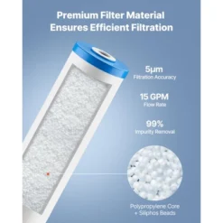 VEVOR Whole House Water Filter Replacement Cartridge, 4.5" X 20" Polyphosphate Scale Inhibitor Filter For Whole Home Water Filtration System, White 10 VEVOR Whole House Water Filter Replacement Cartridge, 4.5" X 20" Polyphosphate Scale Inhibitor Filter For Whole Home Water Filtration System, White -Aesthtic Interiors GUEST 0674217d 8178 4ab7 be18 bd4523c07935