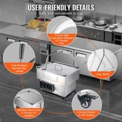 VEVOR Portable Oil Filtering Unit, 18L Capacity, 10 L/min Filtering Speed, Equipped With Swivel Casters And Oil Hose, Ideal For Fast Food Venues -Aesthtic Interiors GUEST 0699cc9c 7a10 4e25 87b7 b877acf0215c