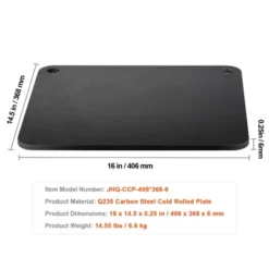 VEVOR Pizza Steel, 16" X 14.5" X 1/4" Pizza Steel Plate For Oven, Pre-Seasoned Carbon Steel Pizza Baking Stone With 20X Higher Conductivity 14 VEVOR Pizza Steel, 16" X 14.5" X 1/4" Pizza Steel Plate For Oven, Pre-Seasoned Carbon Steel Pizza Baking Stone With 20X Higher Conductivity -Aesthtic Interiors GUEST 072436aa 20fe 4773 b54d 1226d81262bb