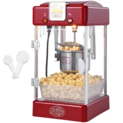 VEVOR Popcorn Maker, 300W Popcorn Popper Machine, 2.5 Oz Kettle Makes 4 QT Per Batch, Tabletop Popcorn Maker With PP Door, Includes 2 Scoops, Red 15 VEVOR Popcorn Maker, 300W Popcorn Popper Machine, 2.5 Oz Kettle Makes 4 QT Per Batch, Tabletop Popcorn Maker With PP Door, Includes 2 Scoops, Red -Aesthtic Interiors GUEST 0744de4b 1c3f 43fc afe2 0e847bc857ec