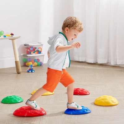 VEVOR Turtle Balance Stepping Stones, 6 PCS, Up To 220 Lbs Kids Turtle Jumping Stones Steps Stones, Toys For Children Aged 3 4 5 6 7 8+ 1 VEVOR Turtle Balance Stepping Stones, 6 PCS, Up To 220 Lbs Kids Turtle Jumping Stones Steps Stones, Toys For Children Aged 3 4 5 6 7 8+