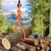 VEVOR Log Skidding Tongs, 18 Inch 2 Claw Log Lifting Tongs, Heavy Duty Rotating Steel Lumber Skidding Tongs, 772 Lbs/350 Kg Loading Capacity