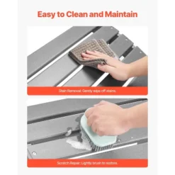 VEVOR Adirondack Ottoman, 21.5L X 18.9W X 14.8H Inch HDPE Plastic Folding Adirondack Ottoman, Weather-Resistant Foot Rest For Adirondack Chair, Gray 13 VEVOR Adirondack Ottoman, 21.5L X 18.9W X 14.8H Inch HDPE Plastic Folding Adirondack Ottoman, Weather-Resistant Foot Rest For Adirondack Chair, Gray -Aesthtic Interiors GUEST 0b7e7bc8 79ef 43fe a266 63efe77843be