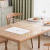 VEVOR Plastic Table Cover, 14 X 24 Inch 1.5 Mm Thick Clear Table Protector, Rectangle PVC Desk Mat, Waterproof & Easy Cleaning Desk Pad Tablecloth