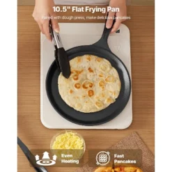 VEVOR Tortilla Press, 8 Inch Cast Iron Tortilla And Roti Maker, Heavy Duty Tortilladora Press With Handle And 100 Pcs Parchment Paper, Black -Aesthtic Interiors GUEST 0c074e60 8d57 41b1 a639 51f1f9aff331 1