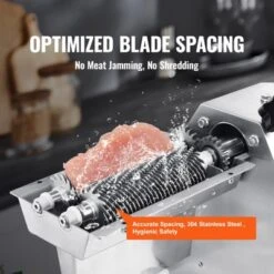 VEVOR Commercial Meat Tenderizer, Heavy Duty 304 Stainless Steel Kitchen Tool With Meat Tong, Cleaning Brush, And Tray, 750W Electric Meat Tenderizer -Aesthtic Interiors GUEST 0de46fc5 8884 4ec9 b3a8 63249f79a0e6