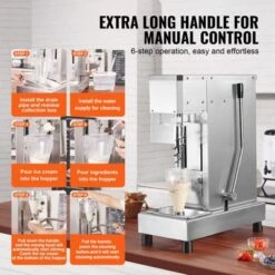 VEVOR Ice Cream Blender, 750W High-Speed Ice Cream Maker Mixer Stir Machine 1740RPM, 304 Stainless Steel Ice Cream Shaker, Silver 13 VEVOR Ice Cream Blender, 750W High-Speed Ice Cream Maker Mixer Stir Machine 1740RPM, 304 Stainless Steel Ice Cream Shaker, Silver -Aesthtic Interiors GUEST 0edc3bae b65f 4282 8f86 f5e4148ade77