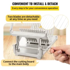 VEVOR Cheese Cutter With Wire 1 Cm & 2 Cm Cheeser Butter Cutting Blade, Aluminum Alloy Commercial Cheese Slicer, Silver 13 VEVOR Cheese Cutter With Wire 1 Cm & 2 Cm Cheeser Butter Cutting Blade, Aluminum Alloy Commercial Cheese Slicer, Silver -Aesthtic Interiors GUEST 0f2f4fe3 ee7c 44ee 910b 257ec0528a96