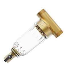 VEVOR Spin Down Filter, 40 Micron Whole House Sediment Filter For Well Water, 3/4" FNPT + 1" MNPT, 4 T/H High Flow Rate, Brass&Transparent -Aesthtic Interiors GUEST 0fc90e51 3914 4b97 bb76 a400b4498db4