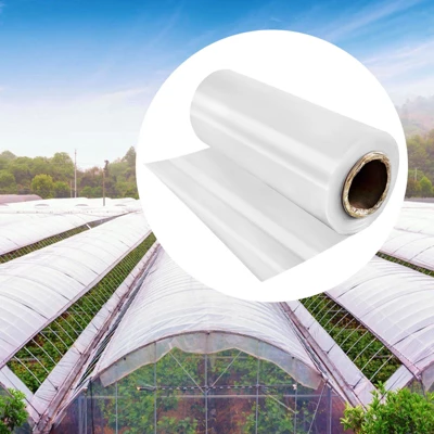 VEVOR Greenhouse Film 24 X 50 Ft, Greenhouse Polyethylene Film 6 Mil Thickness, Greenhouse Plastic Greenhouse Clear Plastic Film UV Resistant 1 VEVOR Greenhouse Film 24 X 50 Ft, Greenhouse Polyethylene Film 6 Mil Thickness, Greenhouse Plastic Greenhouse Clear Plastic Film UV Resistant