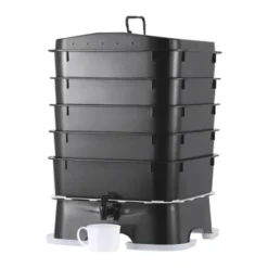VEVOR 5-Tray Worm Composter, 50 L Worm Compost Bin Outdoor And Indoor, Sustainable Design Worm Farm Kit, For Recycling Food Waste, Worm Castings 15 VEVOR 5-Tray Worm Composter, 50 L Worm Compost Bin Outdoor And Indoor, Sustainable Design Worm Farm Kit, For Recycling Food Waste, Worm Castings -Aesthtic Interiors GUEST 10eba8f5 afc9 4d1b af87 a7b67a9e43cf