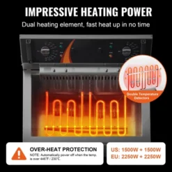 VEVOR Commercial Deep Fryer, 3000W Electric Turkey Fryer With Basket, Large Capacity 30.6Qt / 29L Countertop Single Oil Fryer, Stainless Steel -Aesthtic Interiors GUEST 12059d05 9085 498f b7e1 13d9855d994b