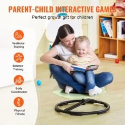 VEVOR Elephant Kids Swivel Chair, 220 LBS Capacity, 360° Spinning Chair, Autistic Kids Sensory Toy Chair With Non-Slip Metal Base, Green 13 VEVOR Elephant Kids Swivel Chair, 220 LBS Capacity, 360° Spinning Chair, Autistic Kids Sensory Toy Chair With Non-Slip Metal Base, Green -Aesthtic Interiors GUEST 13299771 a066 4264 9706 d2d3ba7a795b