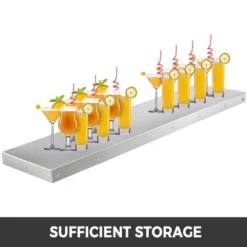 VEVOR Concession Shelf 48L X 12W Inch Stainless Steel Drop Down Folding Serving Food Shelf Stand Serving For Concession Trailer Serving Window,Silver -Aesthtic Interiors GUEST 14238d3b b061 46d5 a001 bfb0e7454976