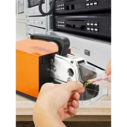 VEVOR Pneumatic Crimping Tool Am-10, Air Powered Wire Terminal Crimping Machine Crimping Up To 16mm2, Pneumatic Crimper Plier Machine, Orange