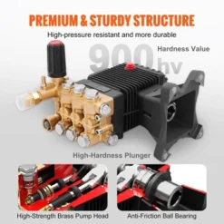 VEVOR Pressure Washer Pump, 4400 PSI, 4.0 GPM, 1" Shaft Horizontal Triplex Plunger, Replacement Power Washer Pumps Kit, Parts Washer Pump -Aesthtic Interiors GUEST 146c0e12 d885 467e 9b98 cd3eab4e5855