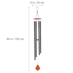 VEVOR Wind Chimes For Outside, 60 In, Deep Tone Wind Chimes With 6 Tubes, Unique Large Memorial Wind Chimes For Anniversary, Black 14 VEVOR Wind Chimes For Outside, 60 In, Deep Tone Wind Chimes With 6 Tubes, Unique Large Memorial Wind Chimes For Anniversary, Black -Aesthtic Interiors GUEST 14858584 ecf1 4df1 bcbd 30cb13e50333