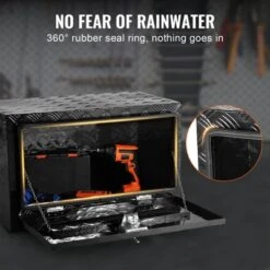 VEVOR Underbody Truck Box, 30" X 14" X 16" Pickup Storage Box, Heavy Duty Aluminum Diamond Plate Tool Box With Lock And Keys -Aesthtic Interiors GUEST 153535ec 7058 4ca4 b39f ba1b73a25aa2