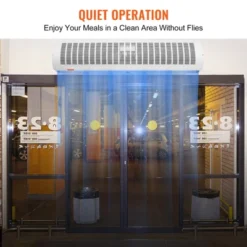 VEVOR 48" Commercial Indoor Air Curtain Super Power 2 Speeds 1650CFM, Wall Mounted Air Curtains For Doors, Indoor Over Door Fan, White -Aesthtic Interiors GUEST 16252f4c 0e58 4400 9695 f6933704a6ed