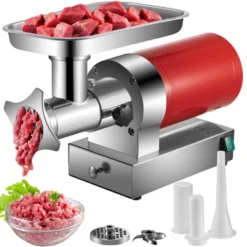 VEVOR Electric Meat Grinder, 661 Lbs/Hour1100 W Meat Grinder Machine, 1.5 HP Electric Meat Mincer With 2 Grinding Plates, Red 15 VEVOR Electric Meat Grinder, 661 Lbs/Hour1100 W Meat Grinder Machine, 1.5 HP Electric Meat Mincer With 2 Grinding Plates, Red -Aesthtic Interiors GUEST 1658473f a706 4967 b0fb c05882130b2e