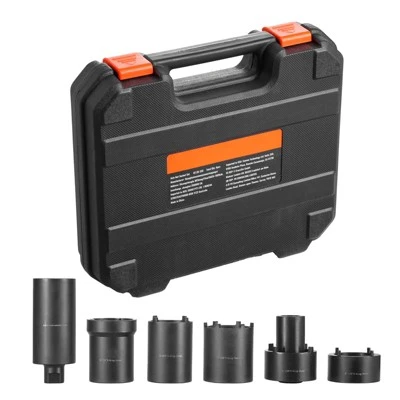 VEVOR Spindle Nut Socket Tool Kit, 1/2 Inch Drive 6 Piece Axle Hub Nut Socket Set,for Toyota,Ford,4WD Vehicles And GM Vehicles,with Storage Case Black 8 VEVOR Spindle Nut Socket Tool Kit, 1/2 Inch Drive 6 Piece Axle Hub Nut Socket Set,for Toyota,Ford,4WD Vehicles And GM Vehicles,with Storage Case Black - Image 8