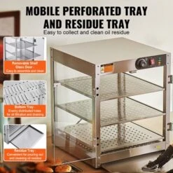 VEVOR 3-Tier Commercial Food Warmer Display, 800W Food Display Warmer With Light, 86℉~185℉ Temperature Control, 90L Large Capacity 11 VEVOR 3-Tier Commercial Food Warmer Display, 800W Food Display Warmer With Light, 86℉~185℉ Temperature Control, 90L Large Capacity -Aesthtic Interiors GUEST 1713e517 c193 494b 9b4e 46139afbb38e