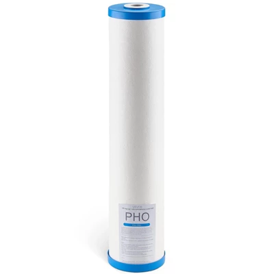 VEVOR Whole House Water Filter Replacement Cartridge, 4.5" X 20" Polyphosphate Scale Inhibitor Filter For Whole Home Water Filtration System, White 8 VEVOR Whole House Water Filter Replacement Cartridge, 4.5" X 20" Polyphosphate Scale Inhibitor Filter For Whole Home Water Filtration System, White - Image 8