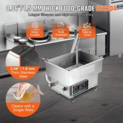 VEVOR Portable Oil Filtering Unit, 18L Capacity, 10 L/min Filtering Speed, Equipped With Swivel Casters And Oil Hose, Ideal For Fast Food Venues -Aesthtic Interiors GUEST 181bb6fb 2176 4cd3 a4b3 d2b624548733