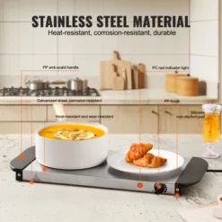 VEVOR Electric Warming Tray, Food Warming Trays For Buffet, Warming Trays With Adjustable Temperature Control, Portable Stainless Steel Food Warmer -Aesthtic Interiors GUEST 194b8dd6 1d1b 4d45 9b22 70965bb78a6a