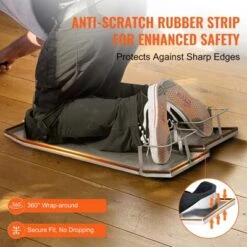 VEVOR Concrete Knee Boards Stainless Steel, 30'' X 10'' Concrete Sliders, Knee Boards For Concrete, Concrete Knee Pads Moving Sliders -Aesthtic Interiors GUEST 1a6bc12c 0aa3 451e 8a41 10c492290940