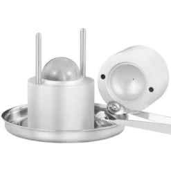 VEVOR Ice Ball Press, 2.4" Ice Ball Maker, Aircraft Al Alloy Ice Ball Press Kit For 60mm Ice Sphere, Ice Press With Tong And Drip Tray, For Whiskey 15 VEVOR Ice Ball Press, 2.4" Ice Ball Maker, Aircraft Al Alloy Ice Ball Press Kit For 60mm Ice Sphere, Ice Press With Tong And Drip Tray, For Whiskey -Aesthtic Interiors GUEST 1ae1633f 3684 48c6 a1b5 2399105b89ce