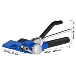 VEVOR Banding Strapping Kit With Strapping Tensioner Tool, 100 Ft Length 304 Stainless Steel Banding, 100 Metal Seals, Blue -Aesthtic Interiors GUEST 1b17471e 5036 4b1c 9f1d f25e364cef34