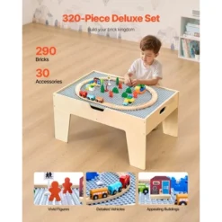 VEVOR Multi-Purpose Activity Play Table, 290 Building Bricks And 30-Piece Wooden Train Set, For Kids Ages 3+, Multicoclor 10 VEVOR Multi-Purpose Activity Play Table, 290 Building Bricks And 30-Piece Wooden Train Set, For Kids Ages 3+, Multicoclor -Aesthtic Interiors GUEST 1b263e68 2436 4a80 88d5 be832f893dba