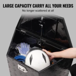 VEVOR Trailer Tongue Box, Aluminum Alloy Diamond Plate Tongue Box Tool Chest, Heavy Duty Trailer Box Storage With Lock And Keys, 39"x16.5"x12" -Aesthtic Interiors GUEST 1c98e01f c4e1 4449 81d7 139d2431102d