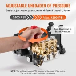VEVOR Pressure Washer Pump, 1" Shaft Horizontal Triplex Plunger, 4200 PSI, 4.2GPM, Replacement Power Washer Pumps Kit With 5 Nozzles, Black 10 VEVOR Pressure Washer Pump, 1" Shaft Horizontal Triplex Plunger, 4200 PSI, 4.2GPM, Replacement Power Washer Pumps Kit With 5 Nozzles, Black -Aesthtic Interiors GUEST 1d3442ba 979f 41df b6ca 8f01e6d68020