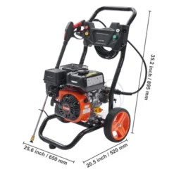VEVOR Gas Pressure Washer, 3600 PSI 2.6 GPM, Gas Powered Pressure Washer With Copper Pump, Spray Gun And Extension Wand, Black -Aesthtic Interiors GUEST 1f6cbd07 1d47 4b28 a1c6 07af339fd76c