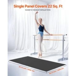 VEVOR Dance Floor, 6.6' X 3' Portable Yoga Mat With Organizer Bag, 1.5 Mm Thick Workout Mats, Non-slip Floor Mats For Practicing At Home, Studios -Aesthtic Interiors GUEST 220d16a8 ebdf 4a5d ad9b f78e74bf8513