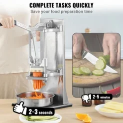 VEVOR Commercial French Fry Cutter With 4 Replacement Blades, 1/4″ And 3/8″ Blade Easy Dicer Chopper, 6-wedge Slicer And 6-wedge Apple Corer 11 VEVOR Commercial French Fry Cutter With 4 Replacement Blades, 1/4″ And 3/8″ Blade Easy Dicer Chopper, 6-wedge Slicer And 6-wedge Apple Corer -Aesthtic Interiors GUEST 223e947e 49c8 4feb beea 52ba925e5e08