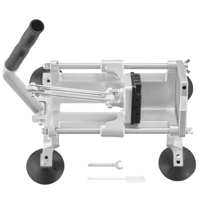 VEVOR Commercial Vegetable Slicer, 1/2 Inch Fruit Slicer, Stainless Steel And Aluminum Alloy Vegetable Cutter Slicer Machine, Manual Slicer 8 VEVOR Commercial Vegetable Slicer, 1/2 Inch Fruit Slicer, Stainless Steel And Aluminum Alloy Vegetable Cutter Slicer Machine, Manual Slicer - Image 8