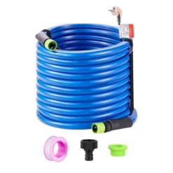 VEVOR 75ft Heated Water Hose For RV, Heated Drinking Water Hose Antifreeze To -45°F, Automatic Self-regulating,5/8" I.D. With 3/4" GHT Adapter, Blue 15 VEVOR 75ft Heated Water Hose For RV, Heated Drinking Water Hose Antifreeze To -45°F, Automatic Self-regulating,5/8" I.D. With 3/4" GHT Adapter, Blue -Aesthtic Interiors GUEST 2336093d 16df 41e5 8d78 c28fa716b515